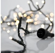 Zewnętrzne lampki świąteczne LED SNAKE, 800 diod, 19,1 m, IP44, ciepła biel