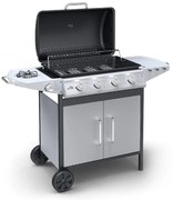 Grill ogrodowy na gaz z kółkami Cattara Master Chef Flame Tamer