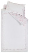 Biała pościel jednoosobowa 135x200 cm Bow Embroidery – Catherine Lansfield