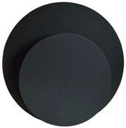 Czarny okrągły nowoczesny kinkiet - D028 C7-E85