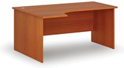 Narożne biurko PRIMO WOOD, 160x120 cm, lewe, czereśnia