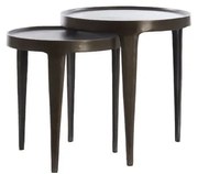 Metalowy okrągły stolik ø 43 cm Tobias – Light &amp; Living