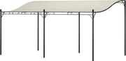 Outsunny Pergola 3 x 5 m, Elastyczne zadaszenie ogrodowe z wodoodporną płachtą i metalową ramą, Cieniujący dach, Kremowy