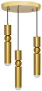 Lampa Sufitowa Wisząca APP471-3CP Złota