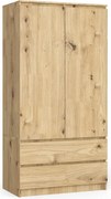 Klasyczna Szafa Dwudrzwiowa Dąb Artisan E4-S94