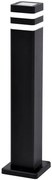 Czarna niska nowoczesna lampa ogrodowa - 14X A459 R3-R40