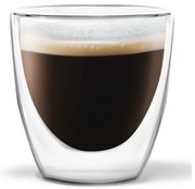 Zestaw 2 szklanek z podwójną ścianką Vialli Design Ronny Espresso, 80 ml