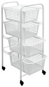 Stojak z koszykami Metaltex Miami, wys. 83 cm