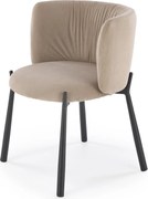 Krzesło do jadalni z kubełkowym oparciem K531 Halmar