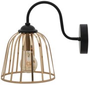 Kinkiet ze złotym kloszem, 18 x 25 x 28 cm