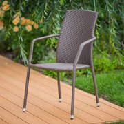 Krzesło ogrodowe Etienne brąz PATIO