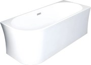 Wanna narożna - 228 l - 170 x 75 x 59 cm - Biała - Akryl - Prawostronna - PONTICOLA