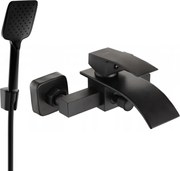 Mexen Aries R62 bateria wannowa z zestawem prysznicowym, czarna - 74483R62-70