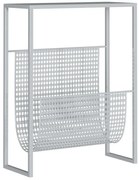 Nowoczesny srebrny stojak na gazety L6-S26