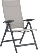 Doppler AVANTAGE regulowane krzesło ogrodowe mocca