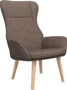 Skandynawski Fotel Tapicerowany W Kolorze Taupe C3-N83