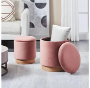 Eglo 424031 - ZESTAW 2x Taboret MASHIKE śr. 30,5/37 cm różowy