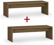 Ławka szatniowa 1+1 GRATIS, 1500 mm, orzech