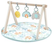 Ingenuity - Kocyk do zabawy dla dzieci z drewnianą bramką SŁOŃCE VALLEY