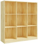 Sosnowy Regał Kwadrat W Stylu Skandynawskim K0-W29