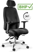Ergonomiczny fotel biurowy do pracy 24/7 Ultima, zgodny z normą BHP