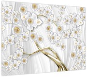 Obraz - Drzewo ze złotą ozdobą (70x50 cm)