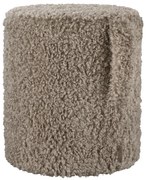 Brązowy puf z materiału bouclé Teddy – Blomus