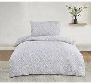 Pościel żakardowa Alabama szara, 140 x 200 cm, 70x 90 cm