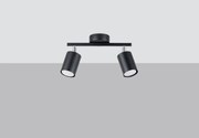 Listwa oświetlniowa LEMMI 2 czarna SOLLUX  LIGHTING