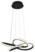 LED 40W lampa wisząca na linkach 3000-6500K czarna + DO
