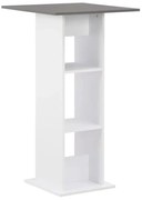 Stolik barowy kuchenny biało szary E5-F35