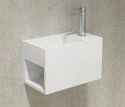 Umywalka wisząca z półką PB2046 odlew mineralny