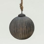 Bombka szklana Rustic Black 10 cm