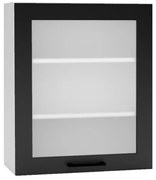 Szafka kuchenna wisząca 60 DENIS WS60 P/L czarna mat STOLKAR