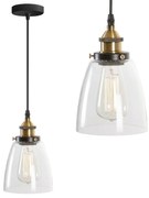 Lampa sufitowa wisząca szklana Verto D APP048-1CP