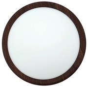 Lampa sufitowa LED/18W/230V 3000/4000/6500K śr. 23 cm brązowa