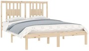 Naturalne drewniane łóżko 120x200 F5-S62