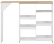 Stolik barowy z ruchomym regałem H8-P83