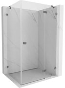 Mexen Lunar kabina prysznicowa uchylna prawa 95 x 70 cm, transparent, gun metal - 834-095-070-95-00-P