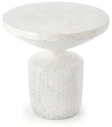 GIZA Ława Stolik kawowy Kompozyt Minimalistyczna fi.54 cm Biały