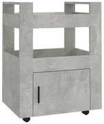 Wózek do kuchni na kółkach z szafką beton N4-B09