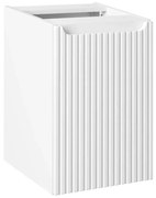 Szafka łazienkowa NOVA WHITE 81-40-1D 40cm biała z koszem COMAD