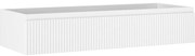 Mexen Rivel szafka łazienkowa podumywalkowa 120 cm, 1 szuflada, ryflowana , biała mat - 91A20-12023-1-BF01