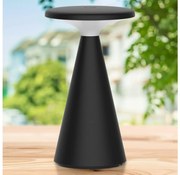 LED lampka stołowa PAROS LED/1,8W/5V USB 1800 mAh IP44 czarna, ściemnialna