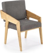 Fotel wypoczynkowy Freedom na dębowym stelażu