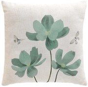 Poduszka dekoracyjna z efektem lnu, 45 x 45 cm, PALMIFLORE