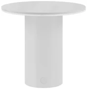 Biała lampa stołowa LED ze ściemniaczem (wysokość 18 cm) Fungo – Remember