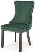 Krzesło tapicerowane ALDA zielone HALMAR
