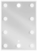 Mexen Dona lustro łazienkowe podświetlane 50 x 70 cm, LED 6000K, antypara - 9818-050-070-611-00