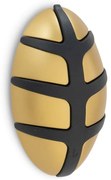 Czarny/w kolorze złota ścienny plastikowy haczyk Bug – Spinder Design